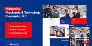 Mekanika - Mekanik dan Workshop Perusahaan Template Kit