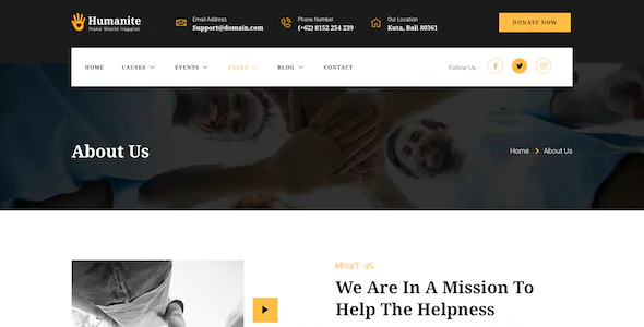 Humanite – Charity & Donation - Gambar 2