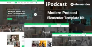 ipodcasat elementor kit