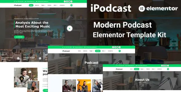ipodcasat elementor kit
