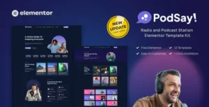 podsay elementor kit