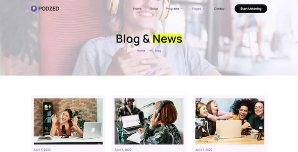 Podzed - Podcaster & Radio Station - Gambar 3