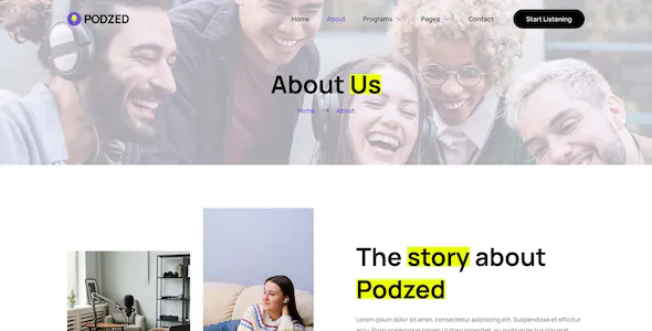 Podzed - Podcaster & Radio Station - Gambar 2